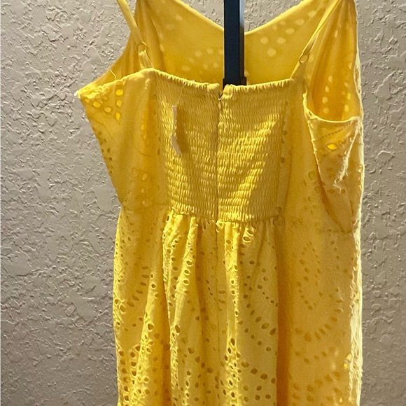 NWT!! YELLOW BOHO DRESS BY EST 1946 Size L! - Picture 2 of 2